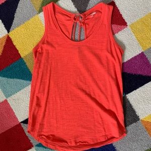Coral Old Navy Keyhole Tank Size XS - Excellent Condition